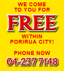 We come to you for free within Porirua
